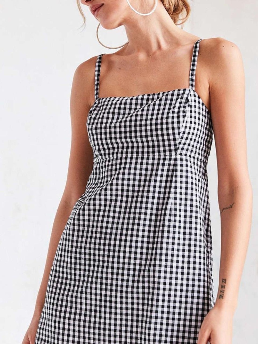 Black & White Gingham Dress